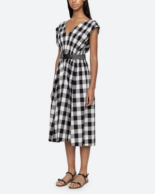 NECI GINGHAM MINI TANK DRESS