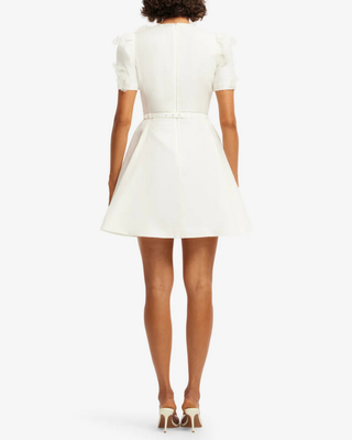 ELYSE PETAL SHORT SLEEVE MINI DRESS