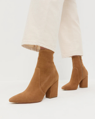 ISLA SUEDE SLIM ANKLE BOOTIE