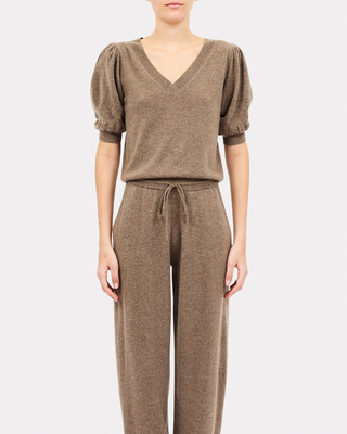 REINA PUFF CASHMERE TOP