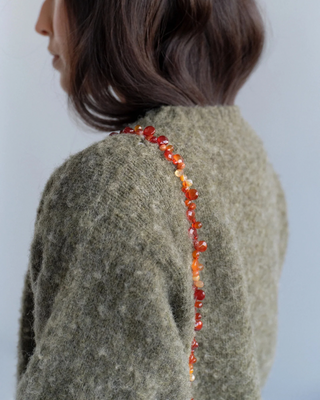 FACETED GEMSTONE CROSSBODY