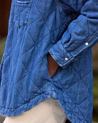 QUILTED EILEEN DENIM JACKET