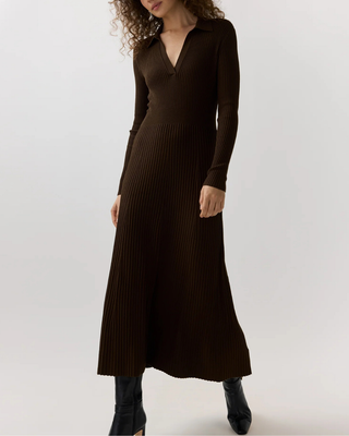 ADDIE JOHNNY COLLAR DRESS