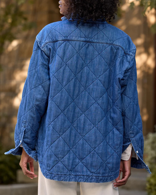 QUILTED EILEEN DENIM JACKET