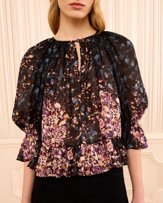ELISE S/S SILK BLOUSE