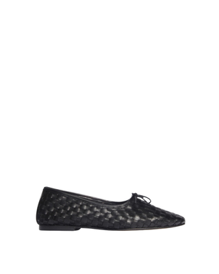 JADA SQUARE TOE WOVEN FLAT