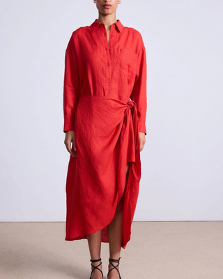 ALESSANDRA SARONG SHIRT DRESS