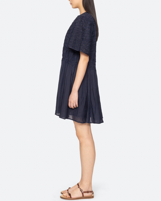IMOGEN SOLID S/SLV DRESS