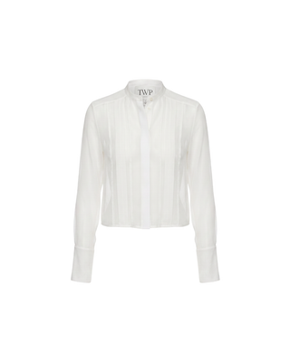 PATTI SHIRT W/ PLEATED BIB