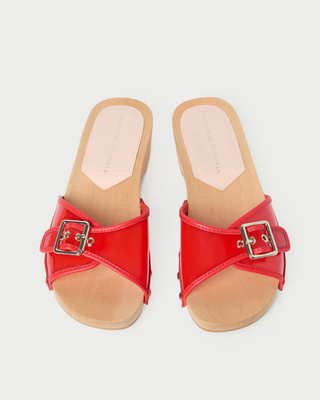 PAULIE STUDDED FLAT SANDAL