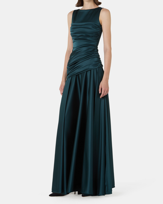 RAULA SATIN LONG DRESS