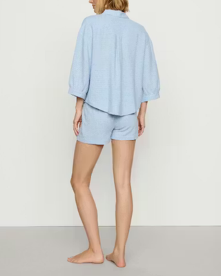 LINEN BLEND RELAXED SHORT