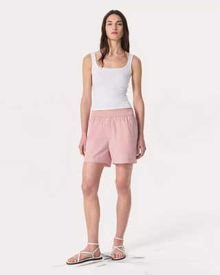 EMMA STRIPE POPLIN SHORT