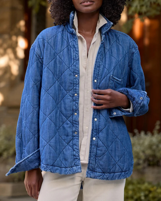QUILTED EILEEN DENIM JACKET