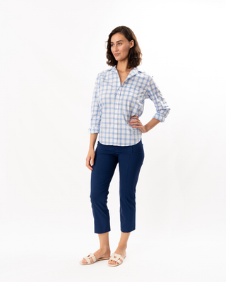 SLIM CROP PATCH POCKET PANT