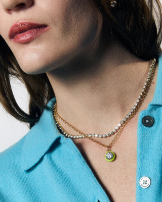 BEZEL TENNIS NECKLACE
