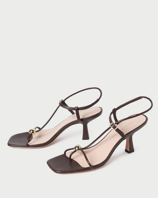 TRIANA STRAPPY MID-HEEL SANDAL WITH BALL