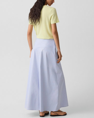 ANGELED YOKE SKIRT