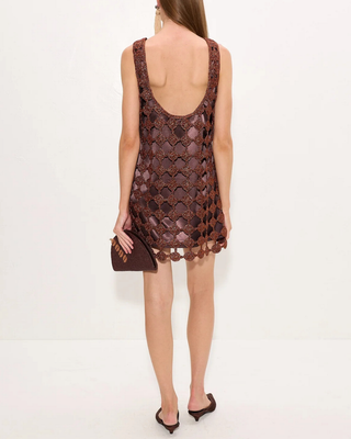 SINA CROCHET MINI DRESS