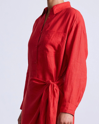 ALESSANDRA SARONG SHIRT DRESS