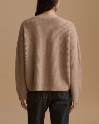 CROPPED CASHMERE COCOON CARDIGAN