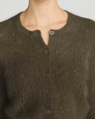 AIRY TEDDY CARDIGAN