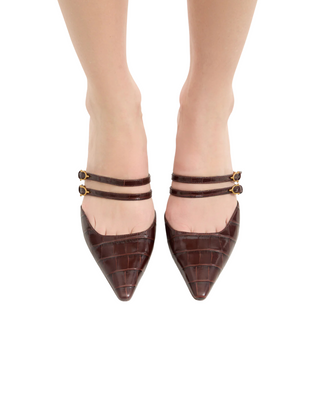 CORRIE KITTEN HEEL MULE