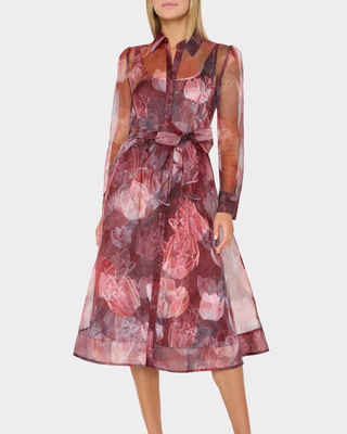 SUZIE PRINTED MIDI DRESS