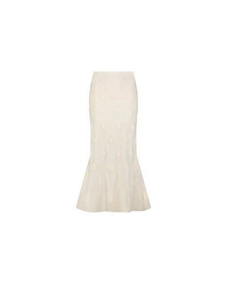 PUCKER DOT KNIT SKIRT
