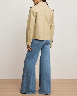 CROPPED HEATHCLIFF TRENCH COAT