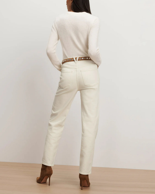 LEAH MID RISE STRAIGHT LEG JEAN