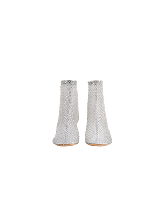 STRASS MESH CHIC ANKLE BOOT