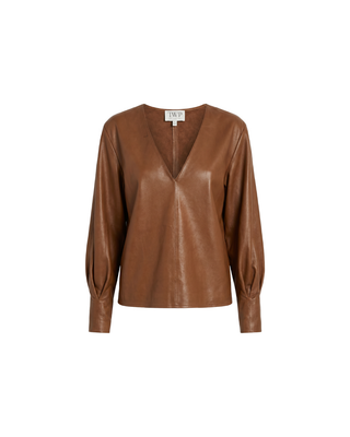 LONG V ZIP SLEEVE TOP