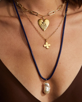 NAVY NECKLACE CORD