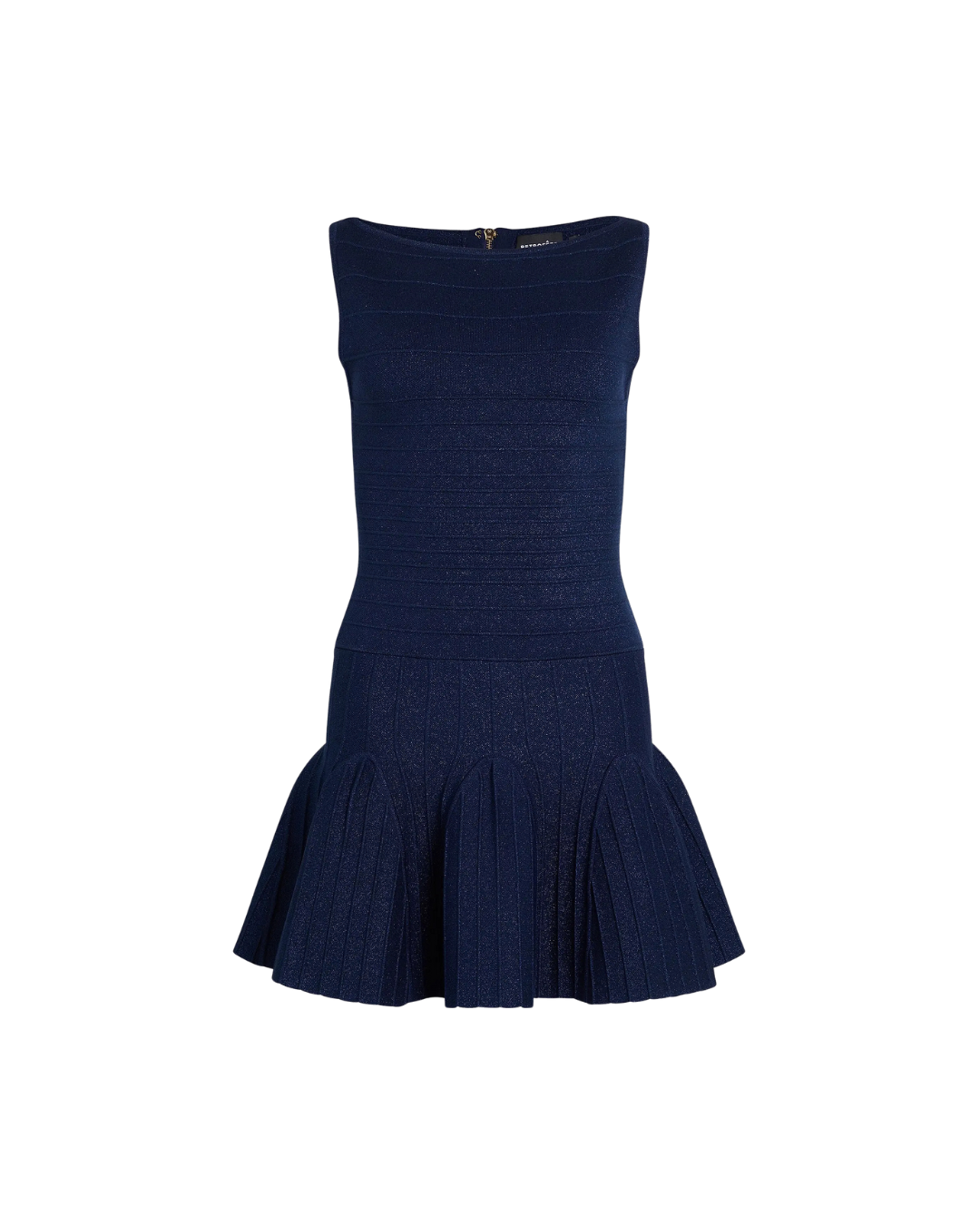 Retrofete Women's Audrina Metallic Knit Dress - Blue - Size L - Navy Retrofete Women's Audrina Metallic Knit Dress - Blue - Size L - Navy