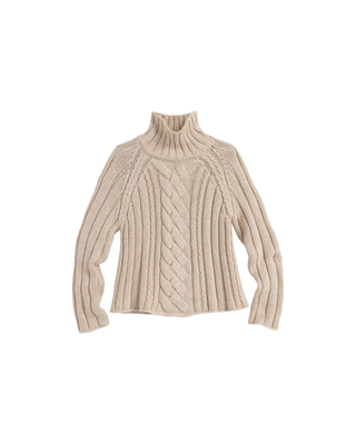 COTSWOLD CABLE KNIT TURTLENECK