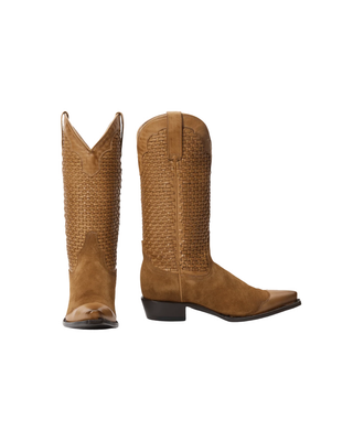 THE BASKET WEAVE COWBOY BOOT