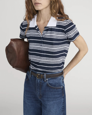 THE STRIPED POLO TOP