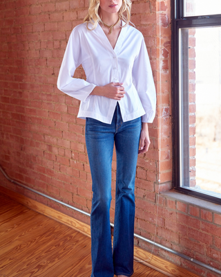 MIA BARREL SLEEVE TOP