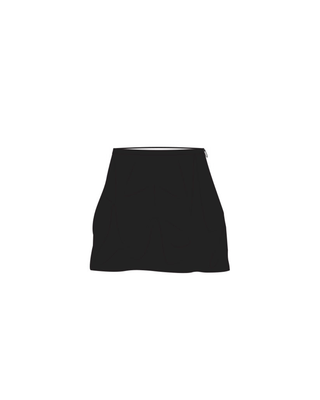 DUCHESSE NYLON TUCK MINI SKIRT