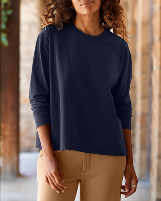 QUINN L/S CREWNECK TEE