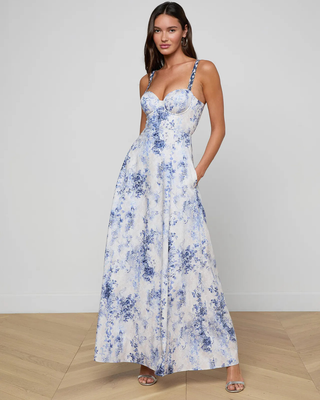 SUTTON BEADED STRAP GOWN
