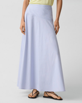 ANGELED YOKE SKIRT