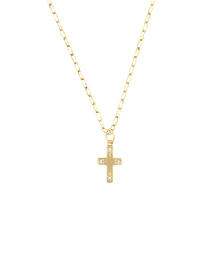 COSMOS CROSS NECKLACE