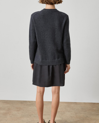 SHORT COMBO SWEATER DRESS