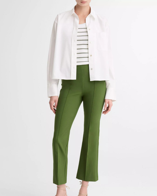NIKI MID RISE CROP FLARE PANT