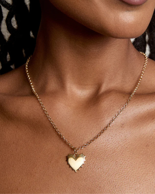 SMALL HEART OF GOLD NECKLACE
