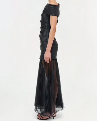 AMMALIE COMBO MIDI DRESS