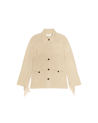 THE WESTERN FRINGE SWEATER JACKET