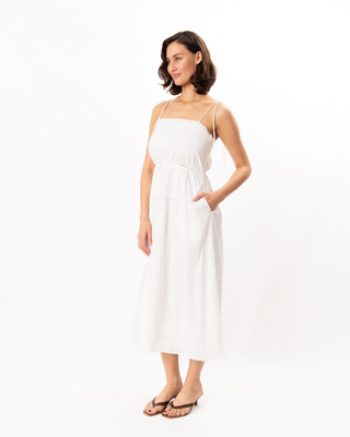 PETRA EMBROIDERED COTTON DRESS